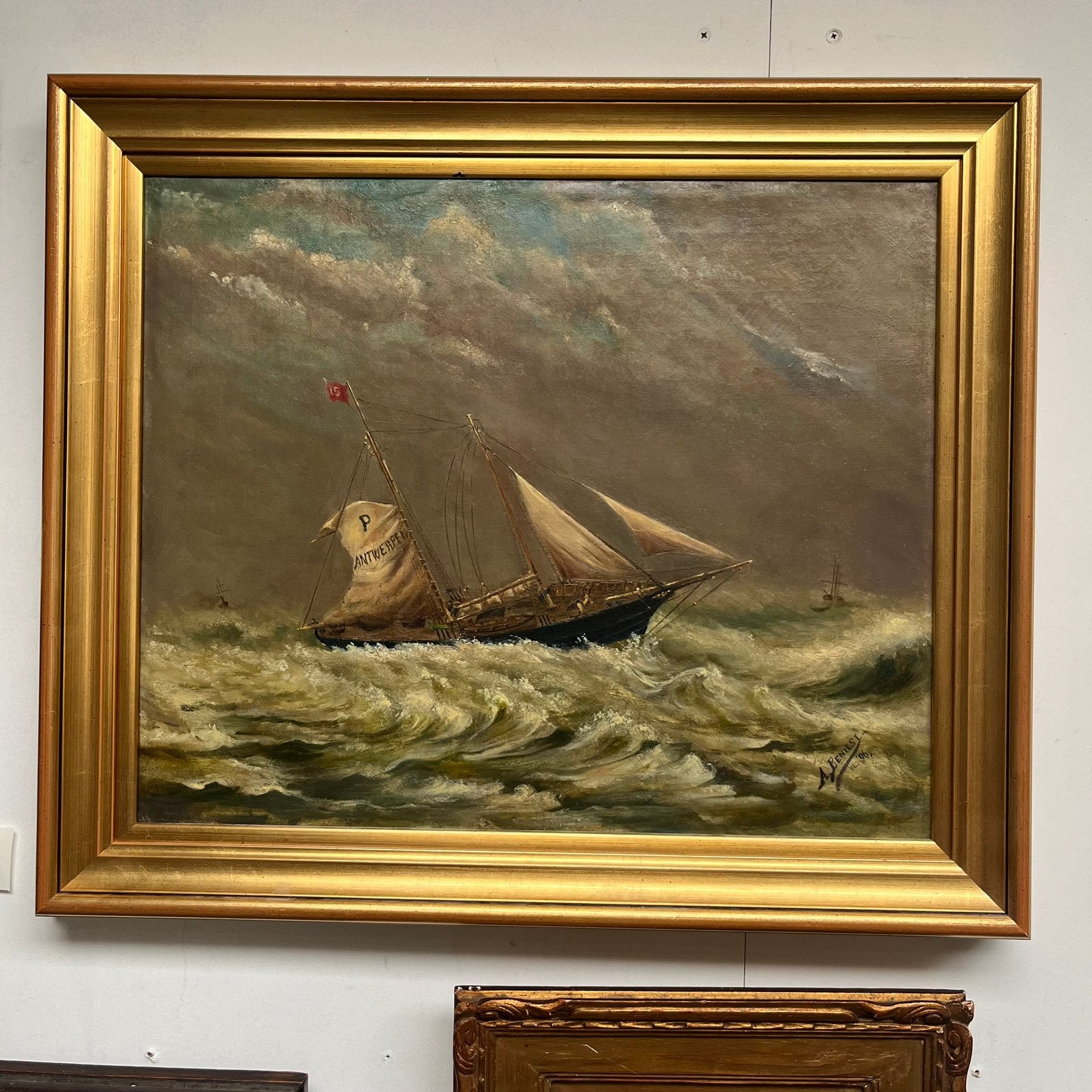 Marine schilderij, Ophalen of Verzenden