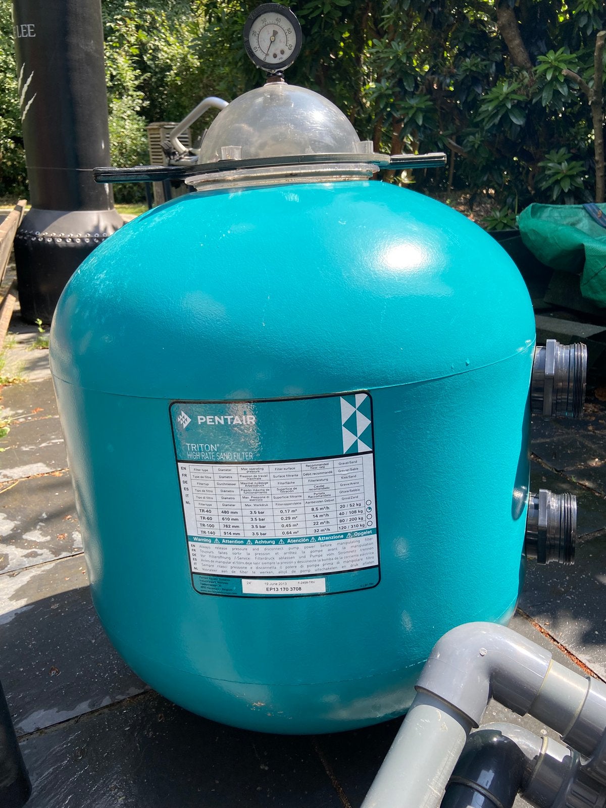 Pentair Triton TR-60 zandfilter – 14 m³/u, Tuin en Terras, Ophalen, Gebruikt, Filter