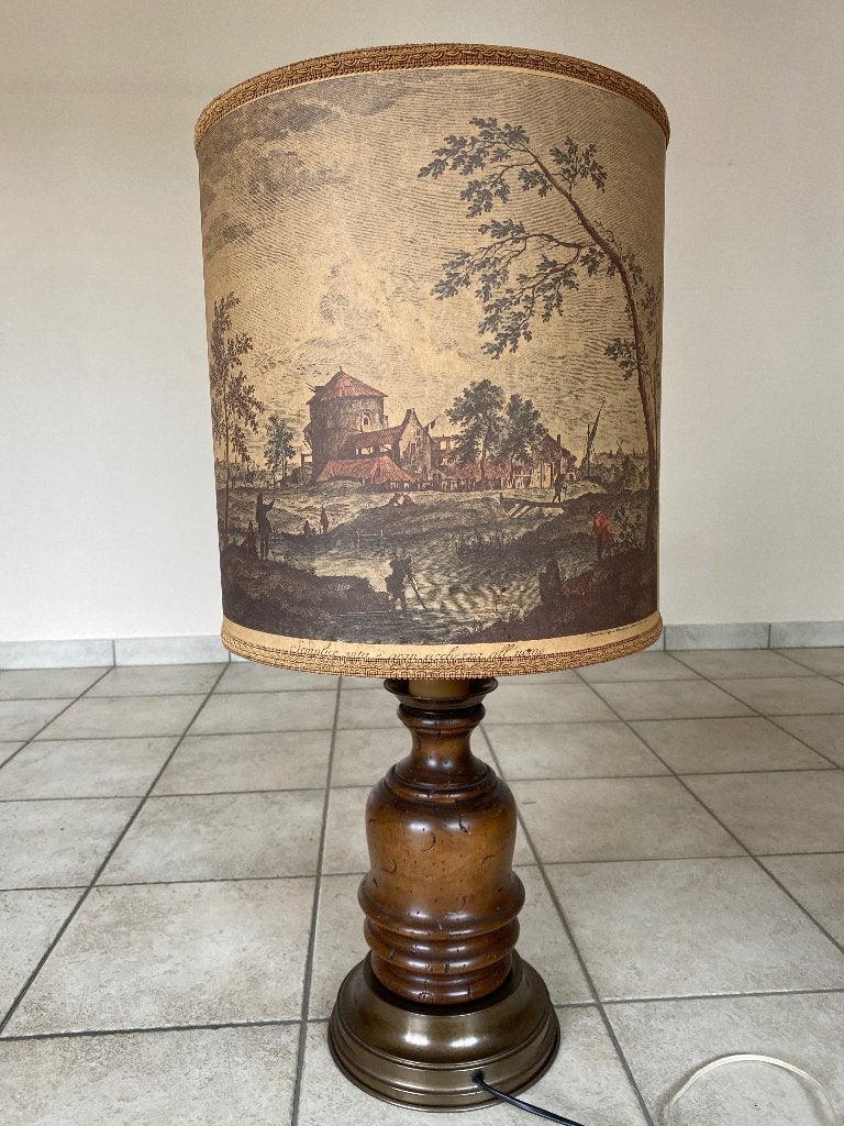 Vintage Tafellamp, Ophalen, Zo goed als nieuw, 83 cm, Vintage