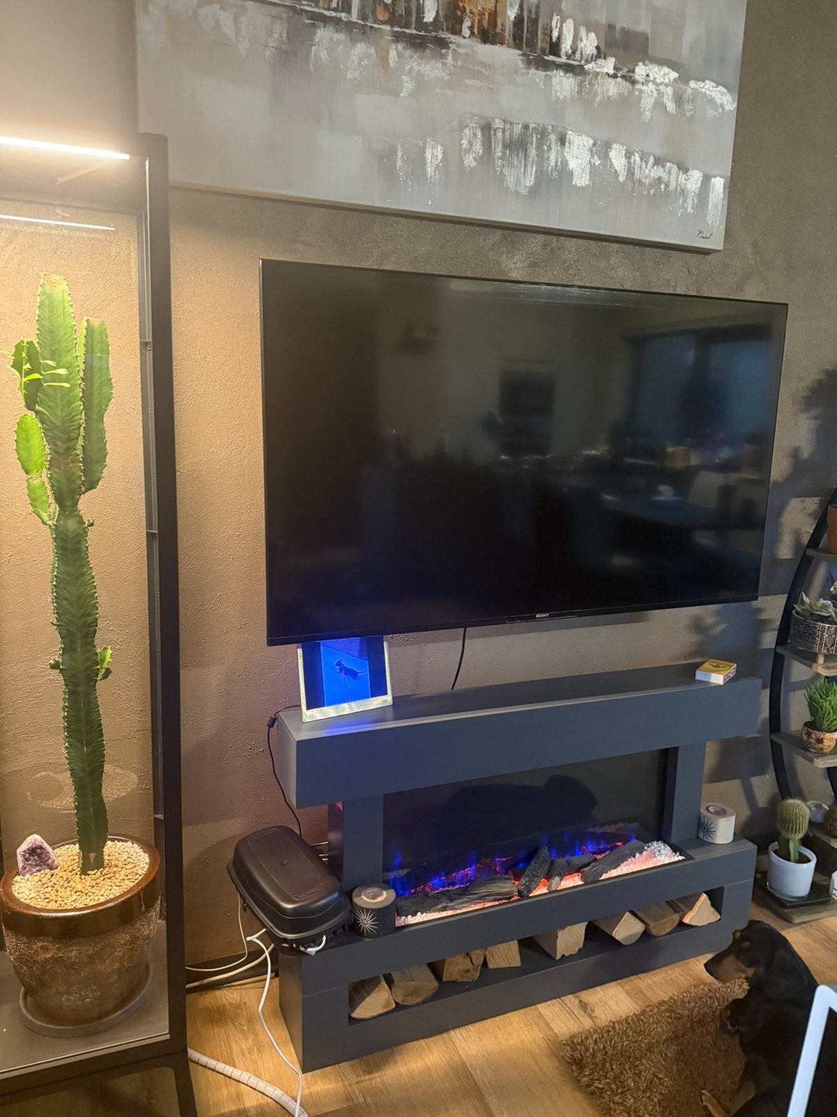 Klarstein Studio Light & Fire 3 Smart – elektrische  2000 W, Enlèvement, Comme neuf, Cheminée électrique