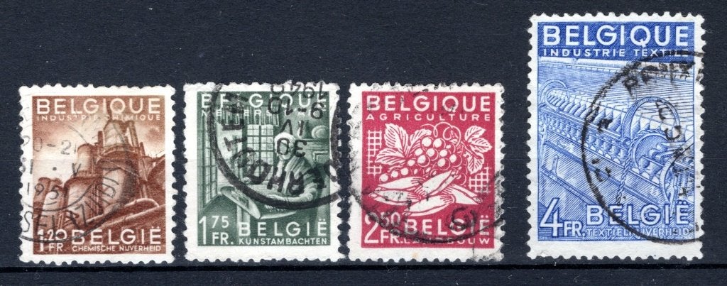 767/769-771 gestempeld 1948 - Bevordering van de uitvoer., Verzenden, Gestempeld, Gestempeld