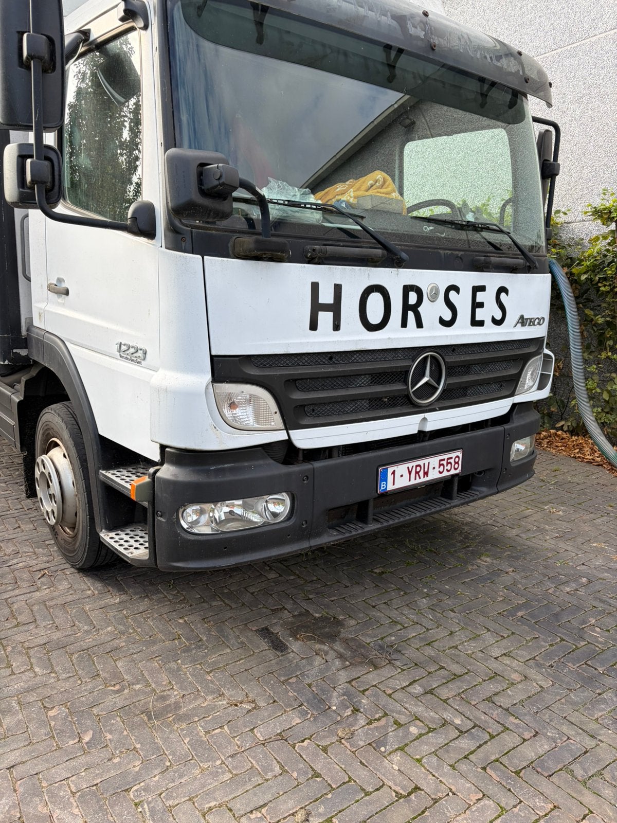 Paardenvrachtwagen 2 paarden koets en mobilhome, Auto's, Mercedes-Benz, Diesel, Particulier, Te koop