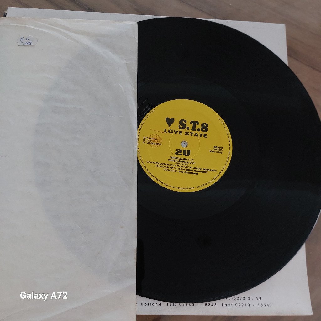 love state 2u 12 inch maxi, Gebruikt, House, Ophalen of Verzenden, 12 inch