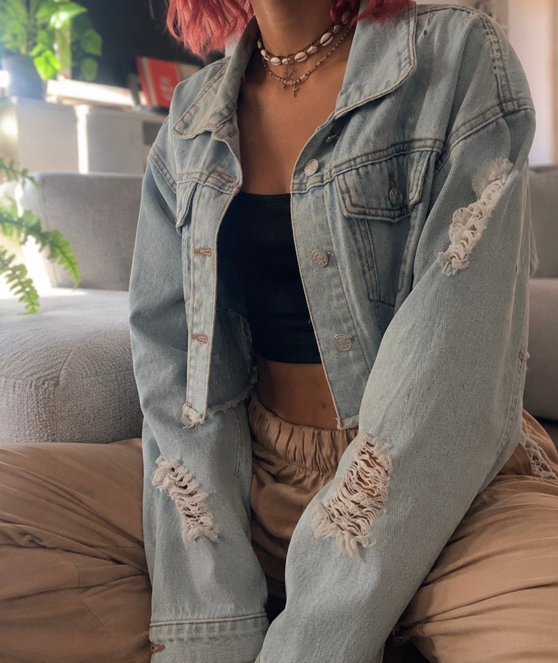 Veste en jean, Kleding | Dames, Jassen | Zomer, Ophalen of Verzenden, Zo goed als nieuw