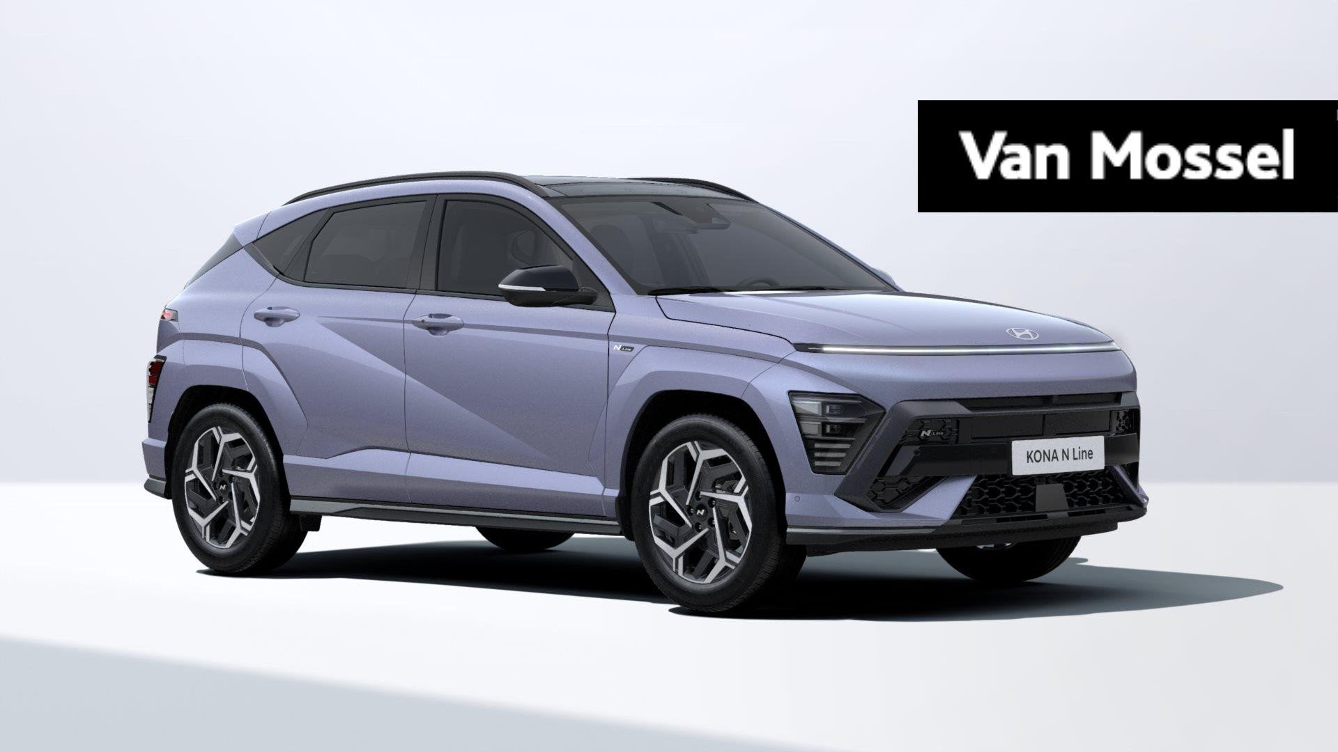 Hyundai Kona 1.6 GDi Hybrid Shine N-Line 6-DCT, Auto's, Dealer onderhouden, Stof, Gebruikt, Zwart