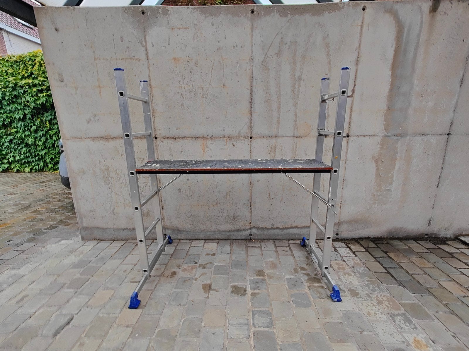 Krause Corda Aluminium Laddersteiger (2x6) – Compleet, Ophalen, Zo goed als nieuw, Ladder, Opvouwbaar of Inschuifbaar