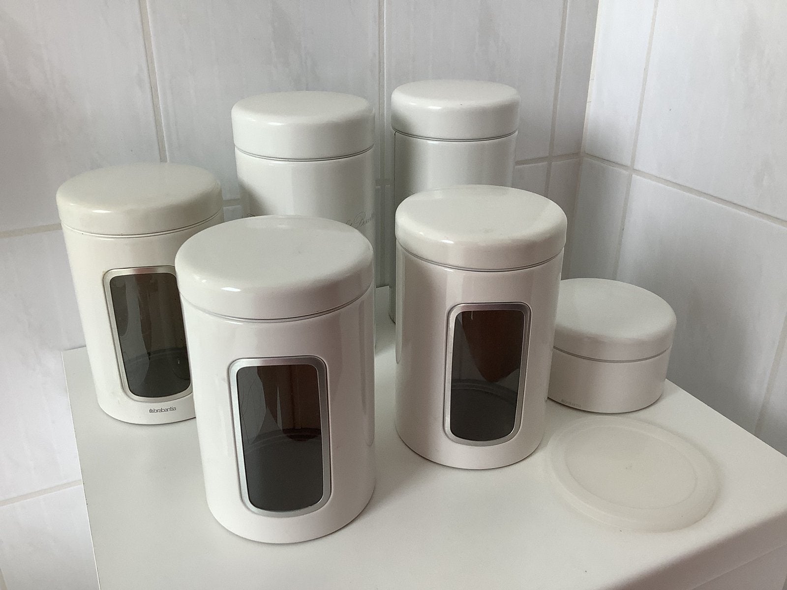 6 stuks voorraad dozen. Merk  Brabantia. Samen 10€., Ophalen of Verzenden, Zo goed als nieuw, Koper