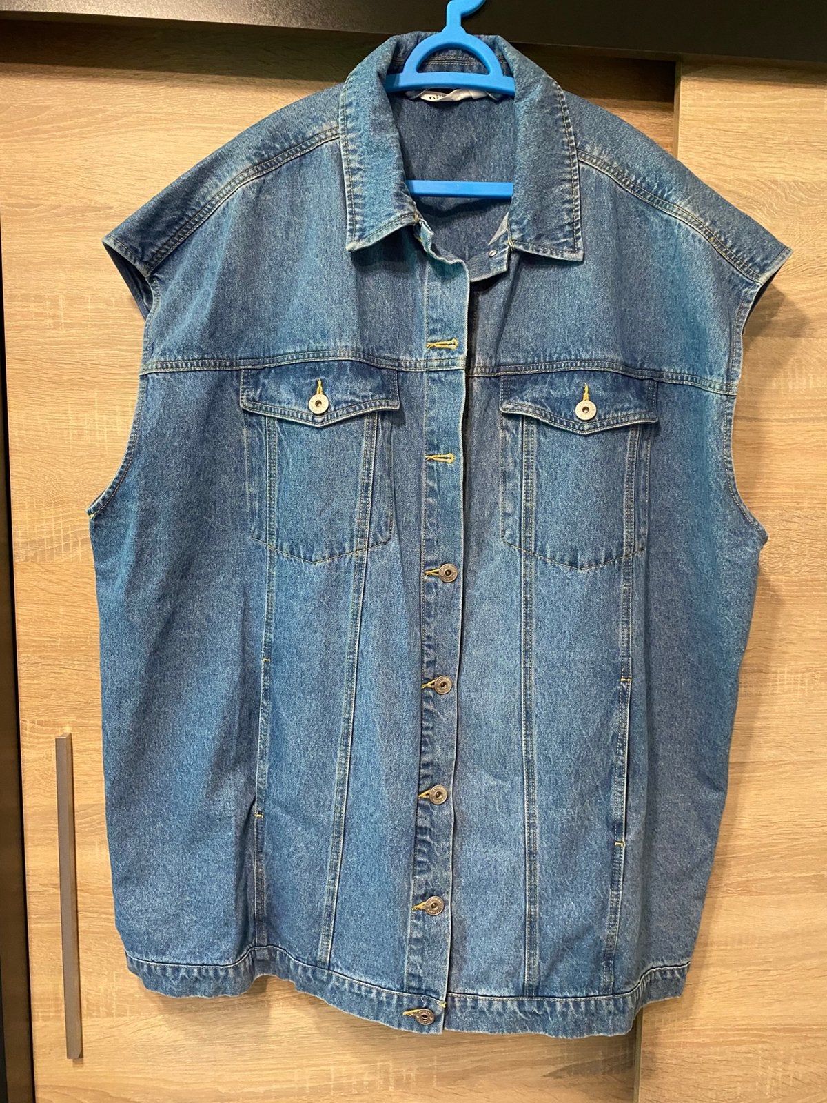 Jeansvest mouwloos m 54/56, Ophalen of Verzenden, Nieuw
