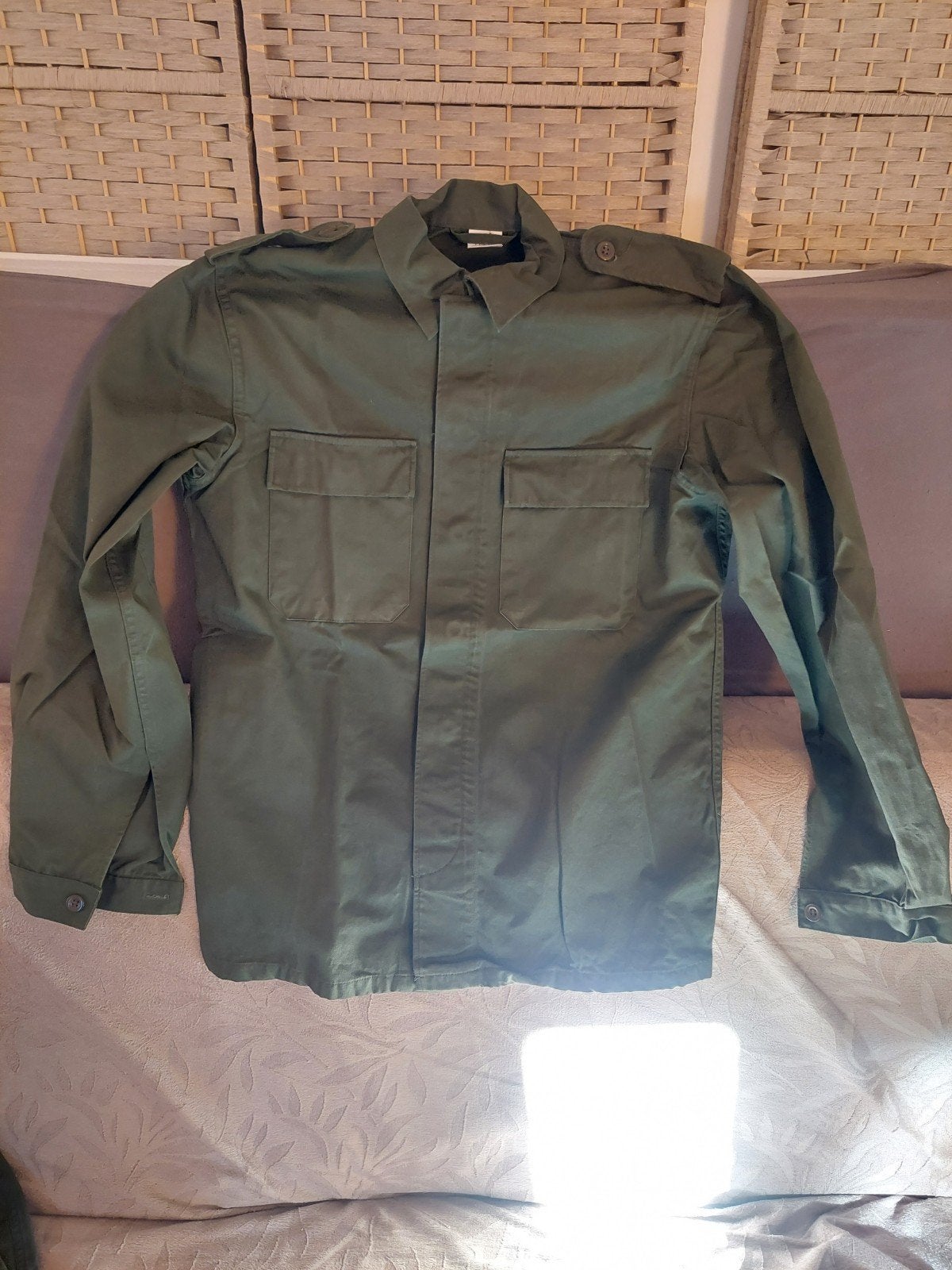 Pantalon et chemise vert olives, Enlèvement, Armée de terre, Vêtements ou Chaussures