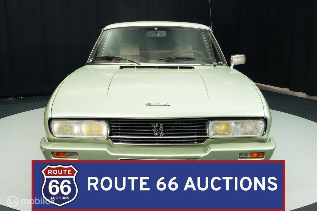 Peugeot 504 Coupe | 1979 | Route 66 Auctions, Autos, Oldtimers & Ancêtres, Achat, Entreprise, Boîte manuelle, Autre carrosserie