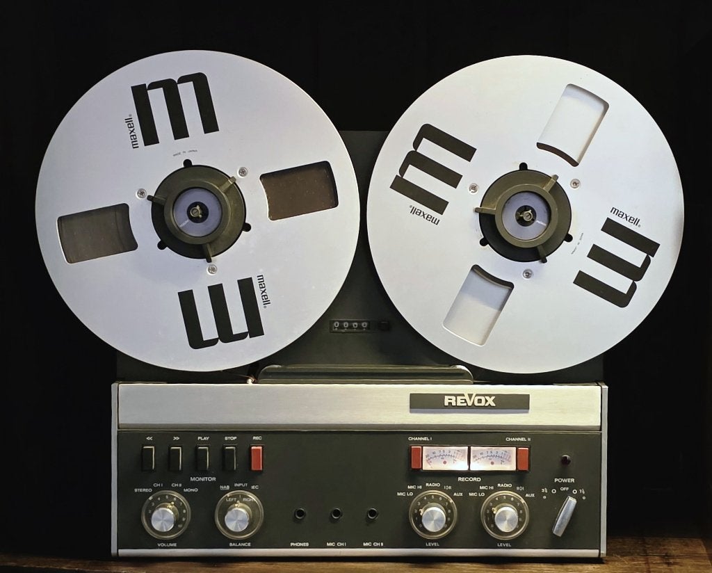Magnétophone REVOX A77 + bandes 180min bobines alu, TV, Hi-fi & Vidéo, Enlèvement, Magnétophone, Avec bandes