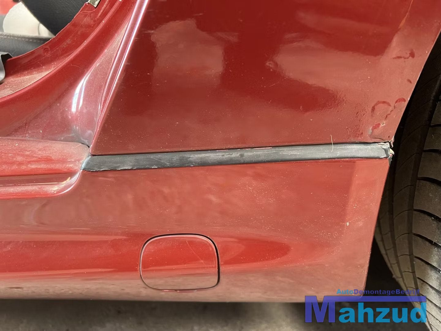 MERCEDES SLK R170 links achter zijskirt rubber 2000-2004, Arrière, Mercedes-Benz AG, Mercedes-Benz, Utilisé