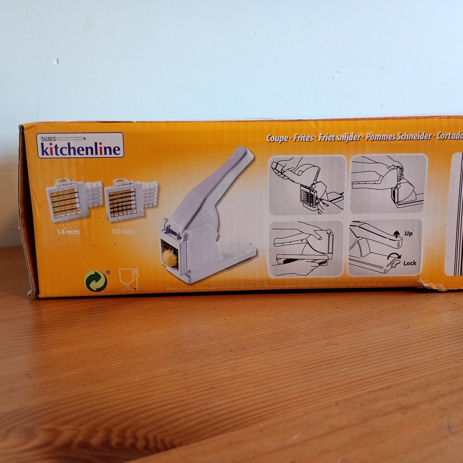 Friet snijder kitchenline, Ophalen, Kunststof, Wit, Overige typen