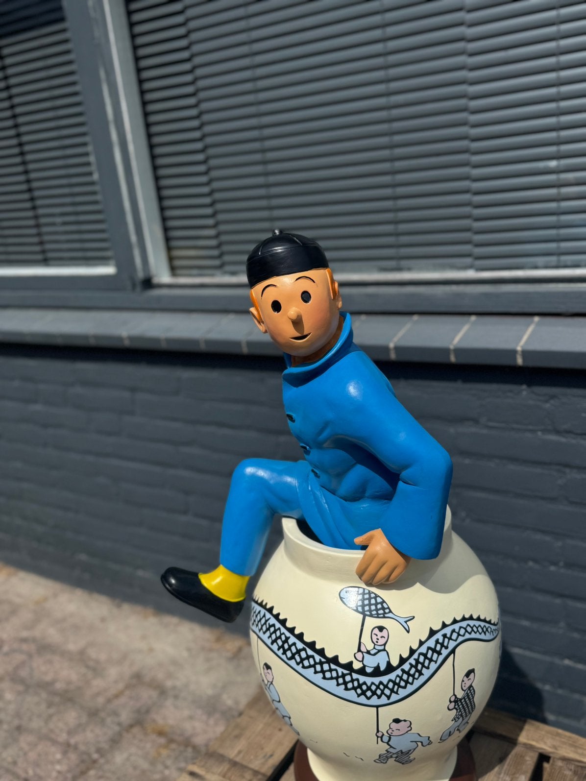Décoration d'images de Tintin dans le vase, Enlèvement, Utilisé, Humain