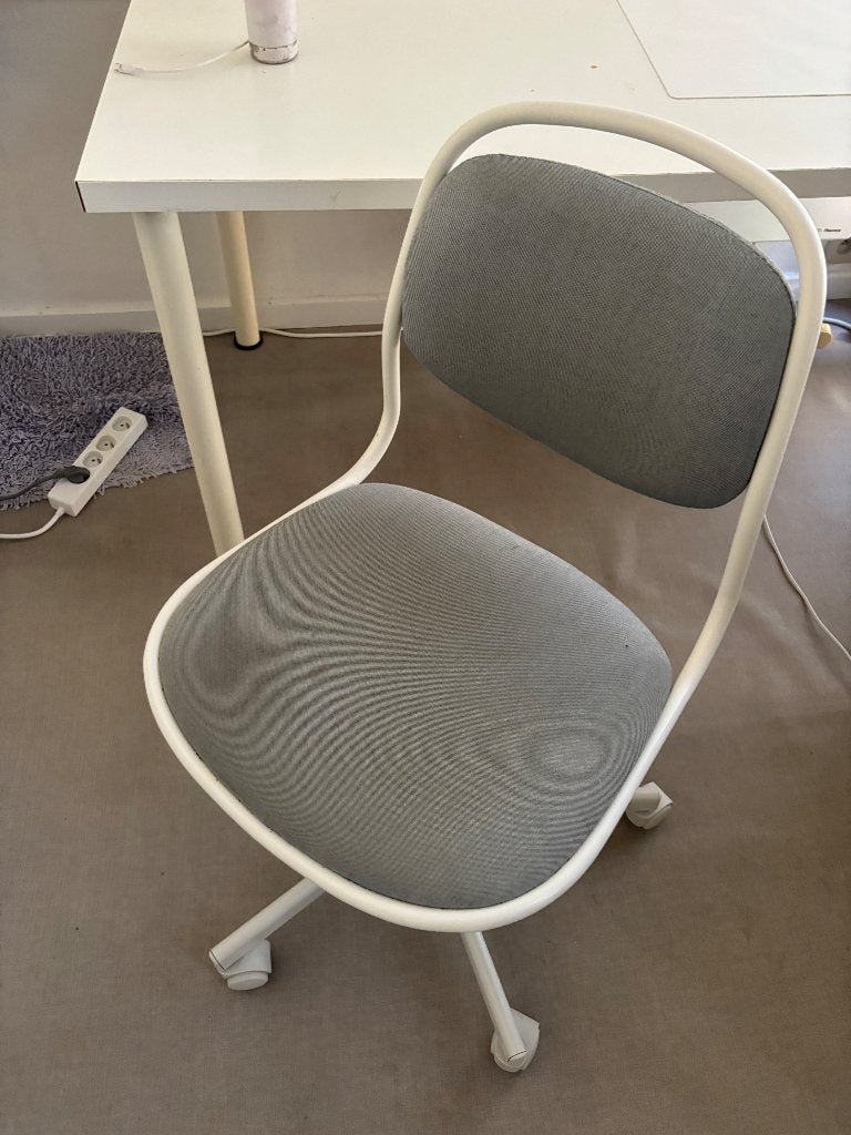 Bureaustoel, Ophalen, Gebruikt, Grijs, Bureaustoel