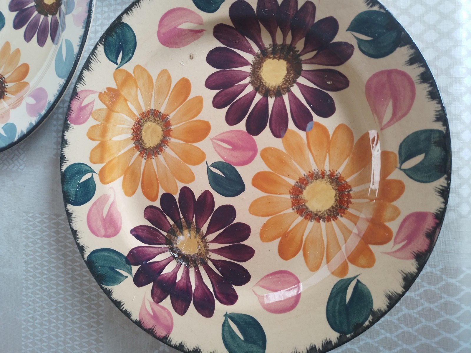3 Vintage borden, Antiek en Kunst, Curiosa en Brocante, Ophalen of Verzenden