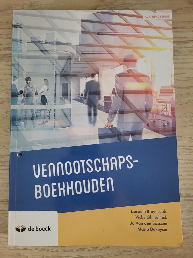 Vennootschapsboekhouden 2022, Boeken, Ophalen, Nederlands