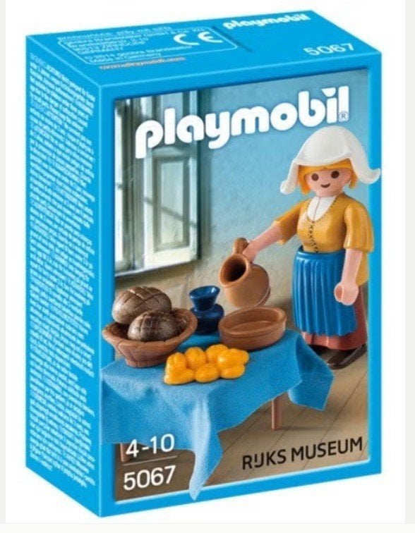 Playmobil 5067- Het melkmeisje van Johannes Vermeer NIEUW, Complete set, Overige typen, Nieuw, Ophalen of Verzenden