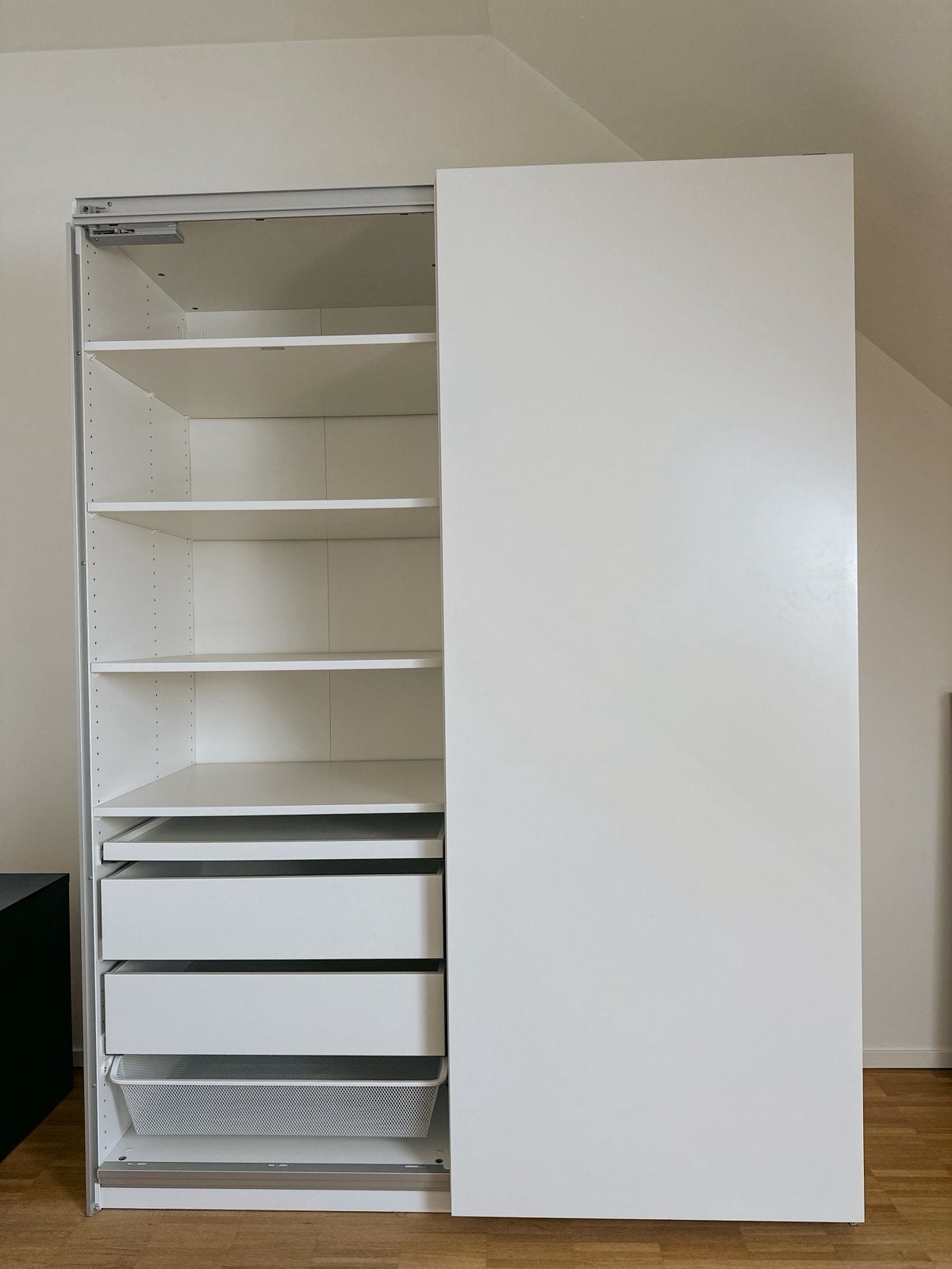Pax kast 150x58x201cm, Ophalen, 200 cm of meer, 150 tot 200 cm, Zo goed als nieuw