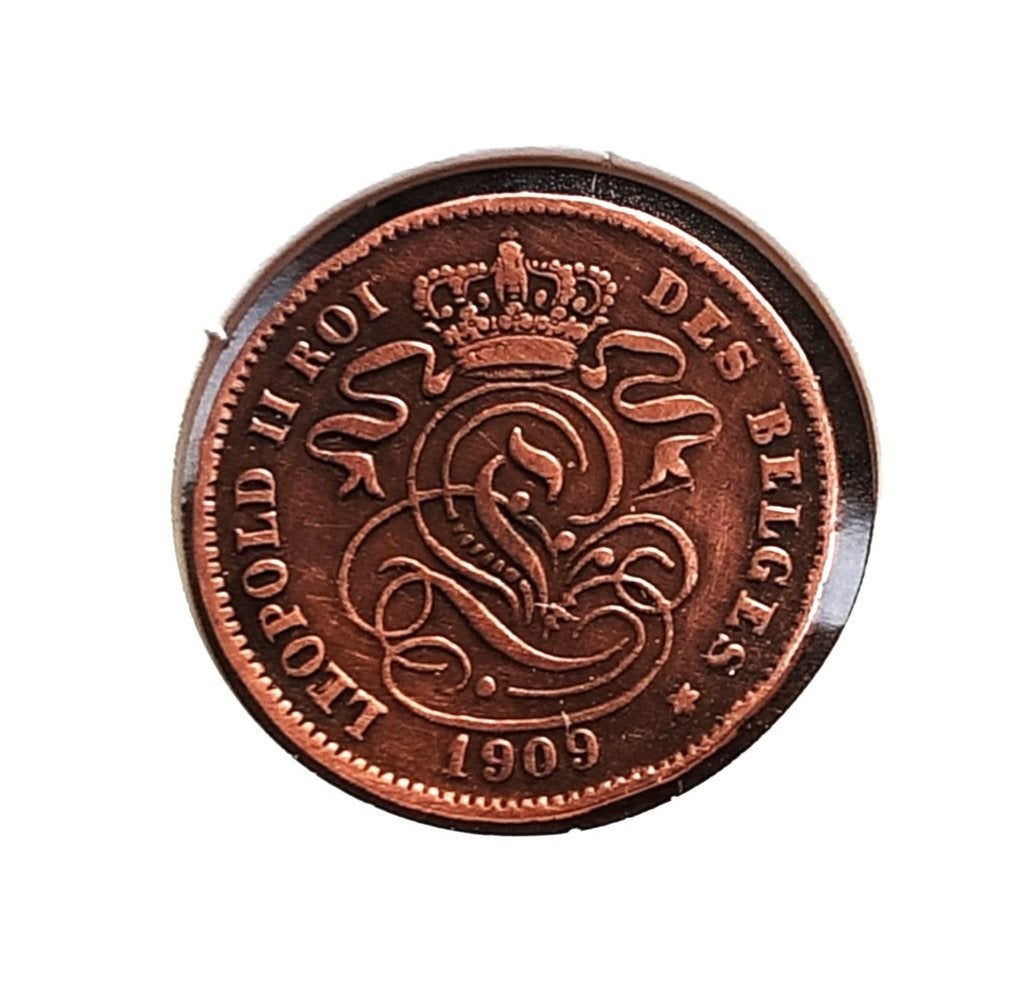 Belgique - 2 cents - 1909 Fr. (Référence 015), Timbres & Monnaies, Enlèvement ou Envoi, Autre, Monnaie en vrac