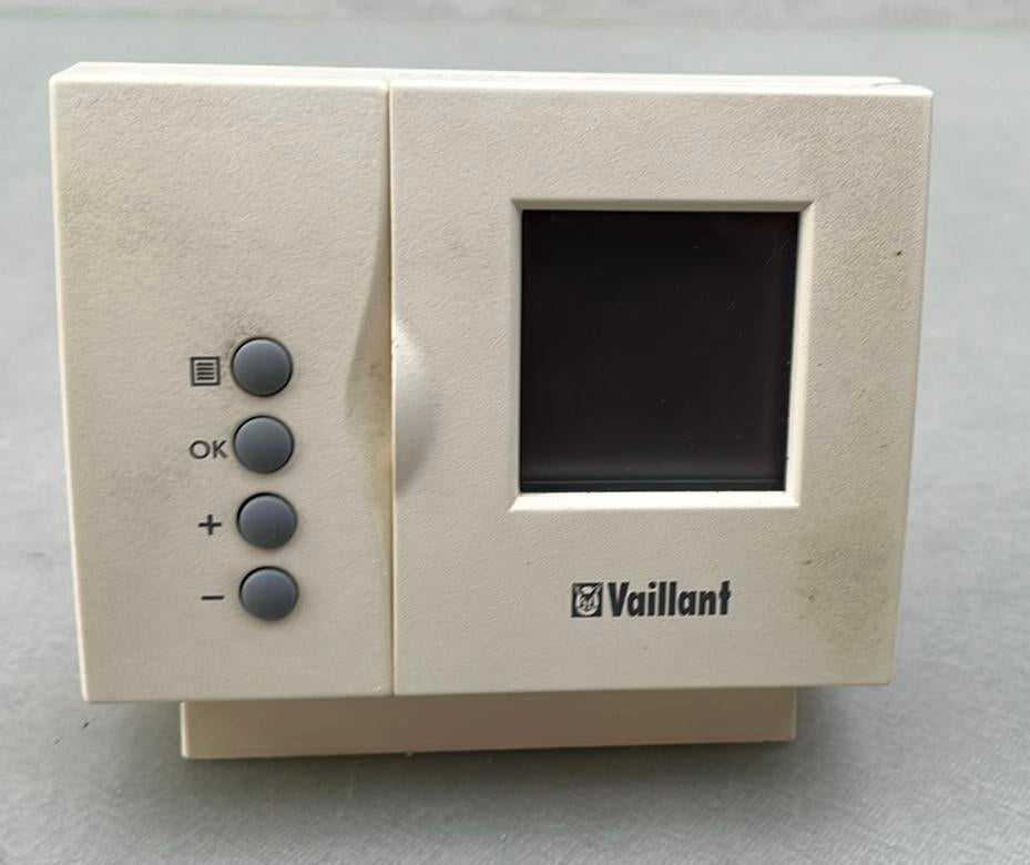 Vaillant VRT340f draadloze kamerthermostaat, Doe-het-zelf en Bouw, Ophalen of Verzenden, Zo goed als nieuw