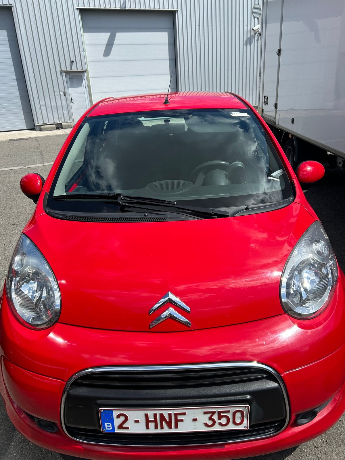 Citroen c1 2012, Autos, Citroën, Rouge, Achat, 50 kW, Boîte manuelle