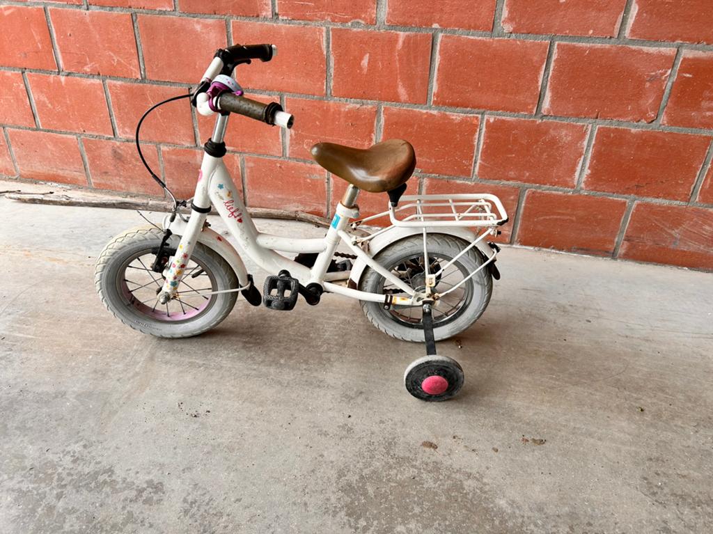 Kinderfiets met steunwieltjes, Fietsen en Brommers, Fietsen | Kinderfietsjes, Ophalen, Gebruikt
