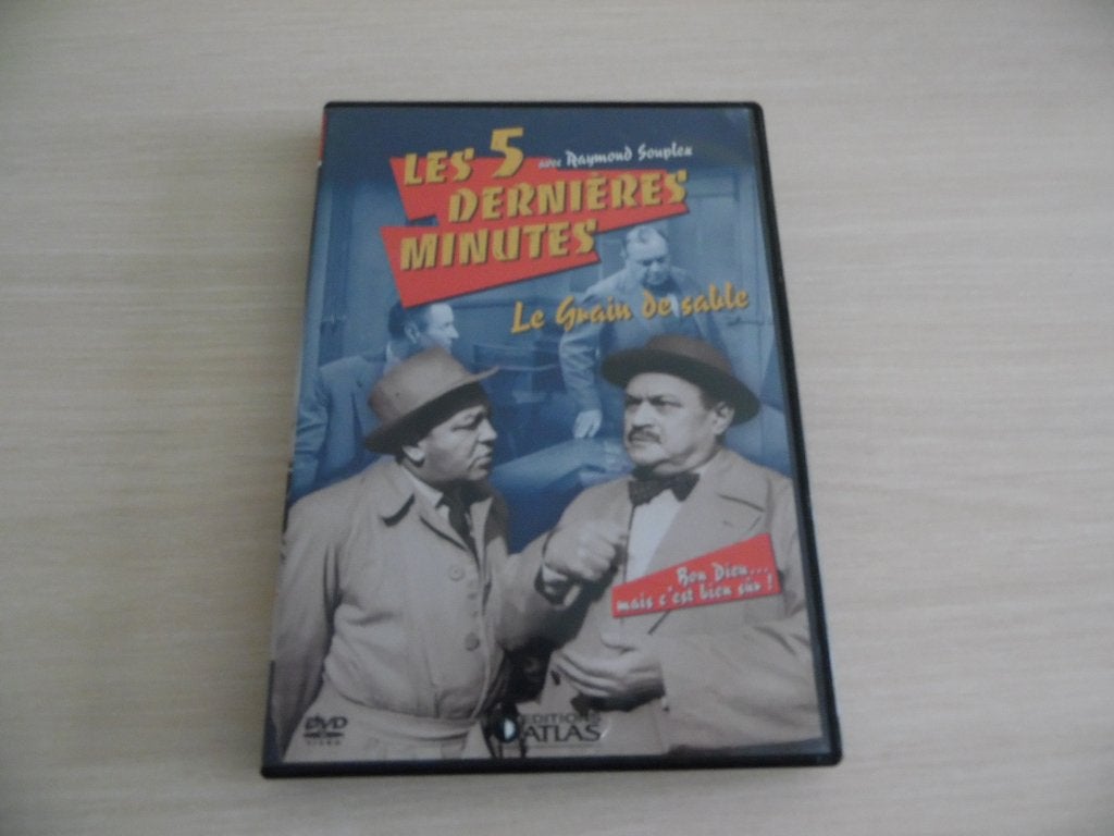LES CINQ DERNIÈRES MINUTES   LE GRAIN DE SABLE, Cd's en Dvd's, Dvd's | Tv en Series, Zo goed als nieuw, Overige genres, Vanaf 18 jaar