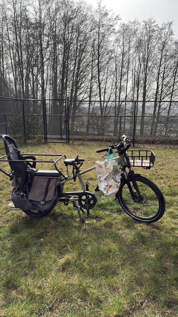 BTWIN electric longtail cargo bike R500E - 672Wh, Fietsen en Brommers, Elektrische fietsen, Gebruikt, 59 cm of meer, 50 km per accu of meer