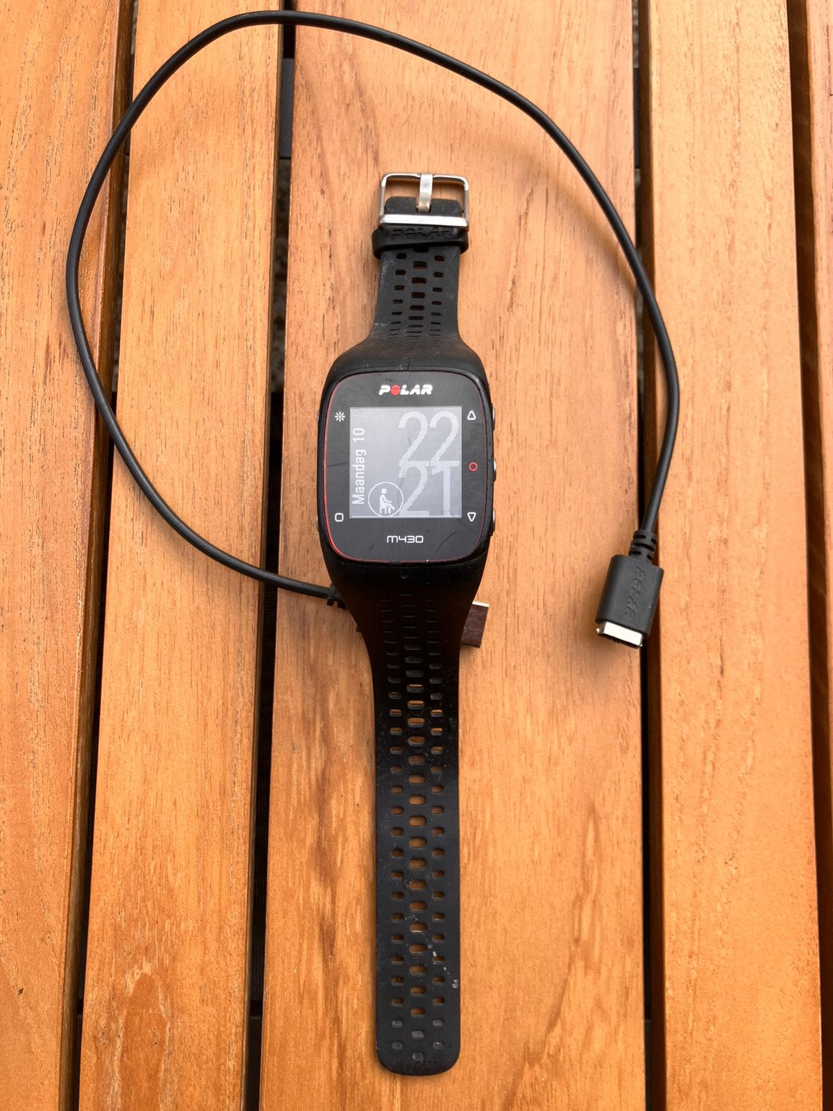 Polar M430, Enlèvement, Étanche, Utilisé, Noir
