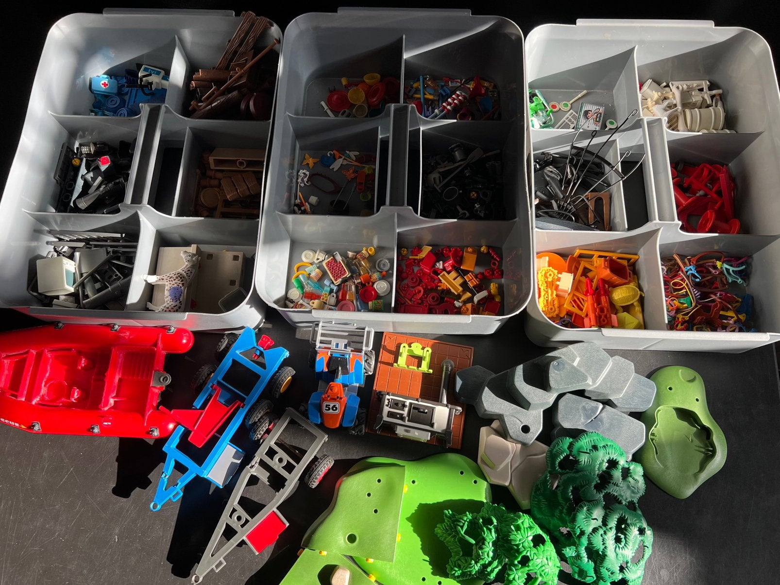 100+ mini onderdelen & accessoires Playmobil_2, Kinderen en Baby's, Ophalen, Zo goed als nieuw
