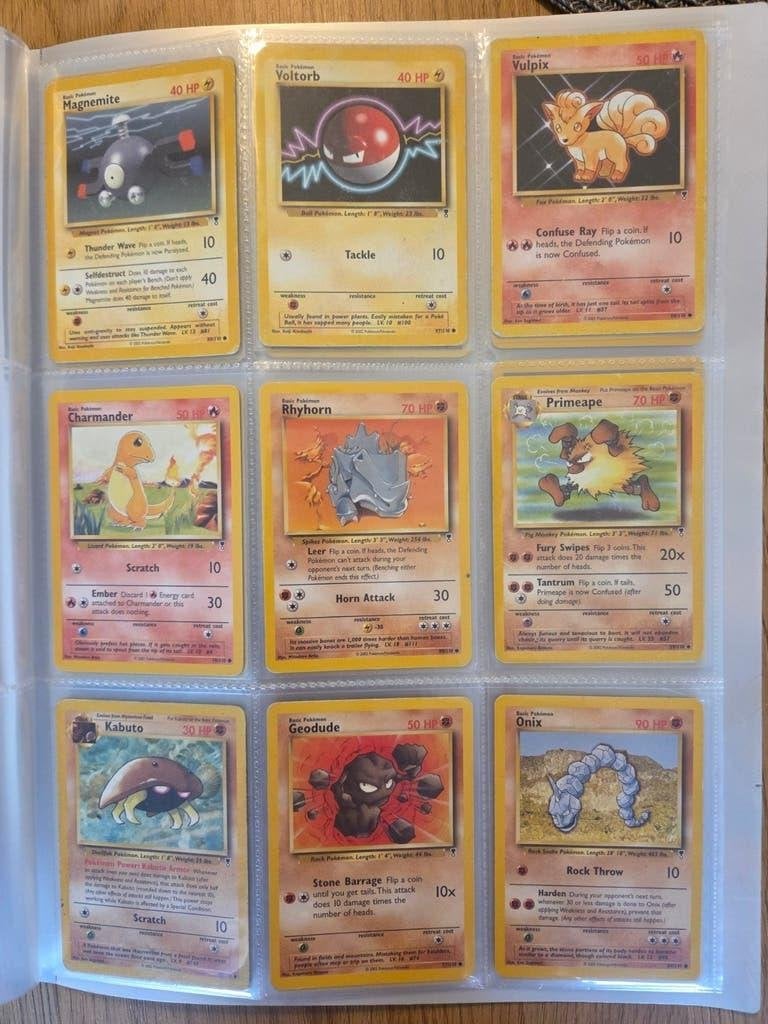 Oude / Vintage Pokémon kaarten Legendary set (2001), Ophalen, Zo goed als nieuw, Meerdere kaarten