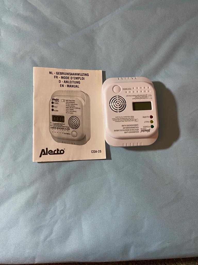 Koolmonoxide melder, Doe-het-zelf en Bouw, Alarmsystemen, Ophalen, Zo goed als nieuw