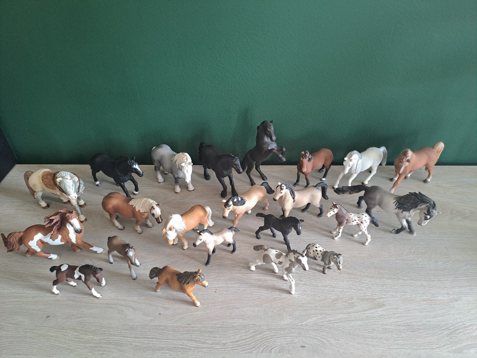 Prachtige collectie 22 paarden van Schleich, Ophalen