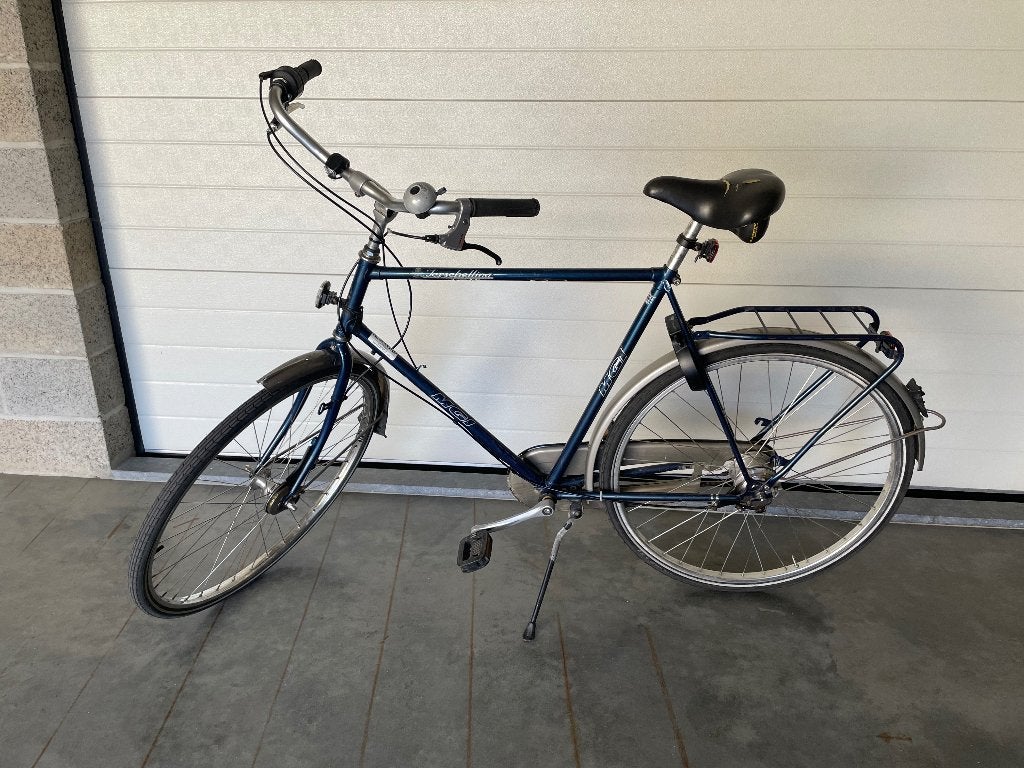 Herenfiets, Fietsen en Brommers, Gebruikt, Versnellingen, 57 tot 61 cm, Trommelrem
