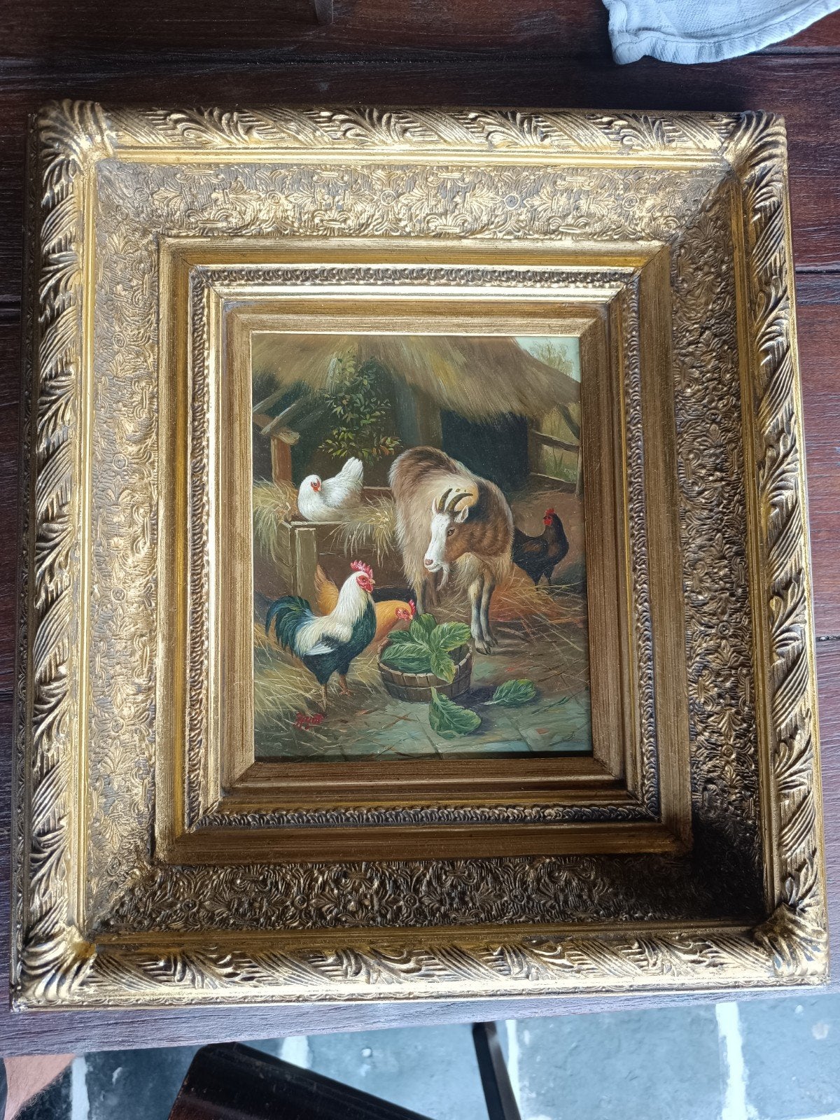 schilderij boerderijdieren, Ophalen, Klassiek, Gesigneerd, Dieren
