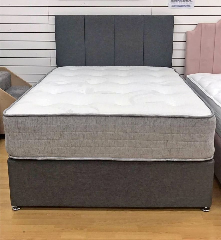 Lit avec matelas — Paiement à la livraison, Envoi, Neuf, Deux personnes, Autres couleurs