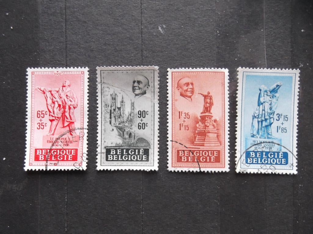 781-784 Anseele Obl, Timbres & Monnaies, Enlèvement ou Envoi, Affranchi, Oblitéré