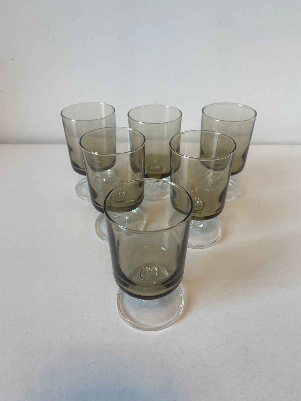 Verres à pied vintage Luminarc France, Enlèvement ou Envoi, Comme neuf