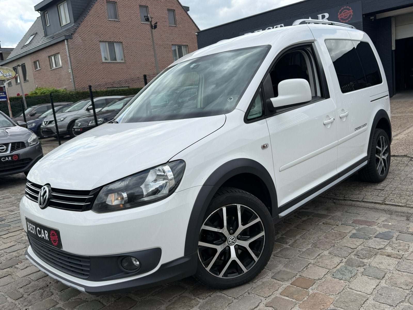 VW Cross Caddy 1.6TDi * 2015, Euro 5, Stof, Wit, Bedrijf