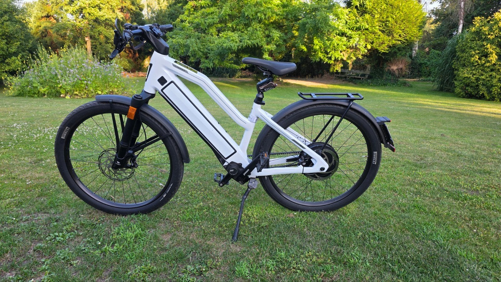 Prachtige Stromer ST3 Comfort M – Wit – Topstaat (Pinion, Ri, Fietsen en Brommers, Ophalen