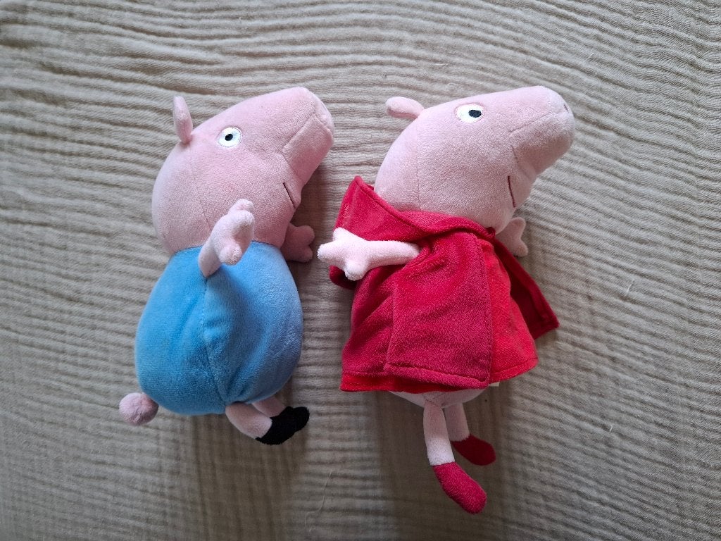 Set peppa pig knuffels, Peppa Pig, Ophalen, Zo goed als nieuw