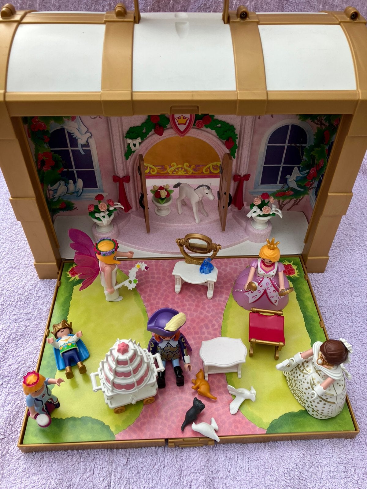 Playmobil meeneem Princessen Kist Huisje Kasteel Ref 4249, Kinderen en Baby's, Speelgoed | Playmobil, Complete set, Ophalen of Verzenden