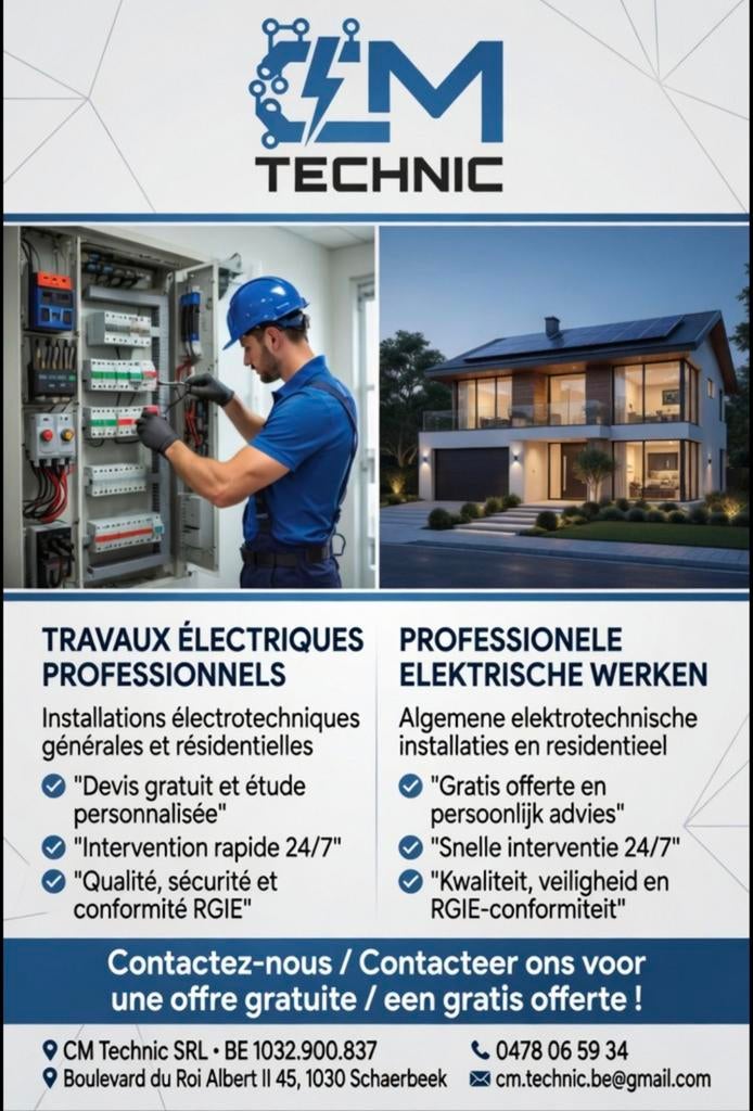 Électricien – Dépannage rapide & travaux électriques, Tickets & Billets, Événements & Festivals