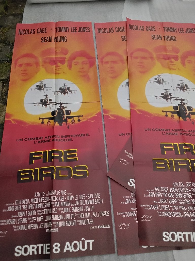 Ancienne affiche de cinema, fire bird, Verzamelen, Posters, Deurposter of groter, Rechthoekig Liggend, Ophalen of Verzenden, Zo goed als nieuw