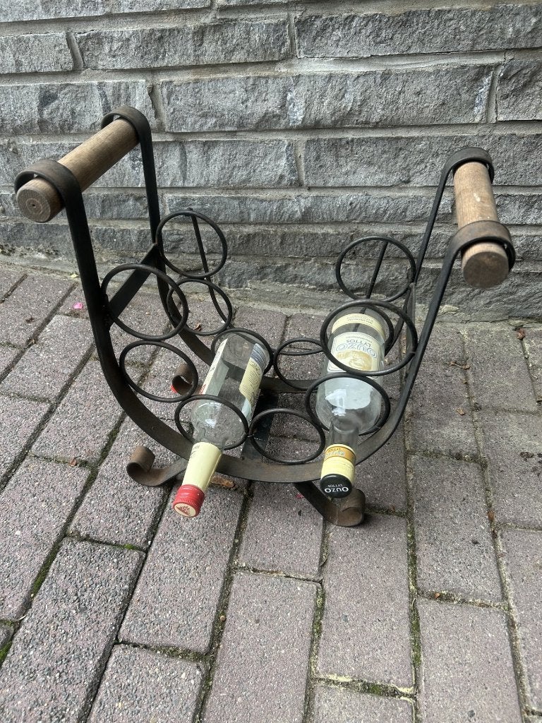 Porte-bouteilles, Maison & Meubles, Enlèvement ou Envoi, Comme neuf, 5 à 15 bouteilles, Métal