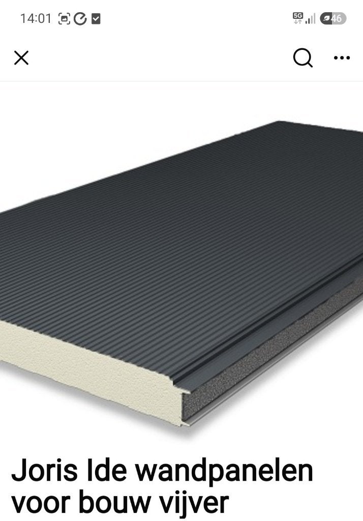 vijverpanelen, Tuin en Terras, Ophalen, Zo goed als nieuw