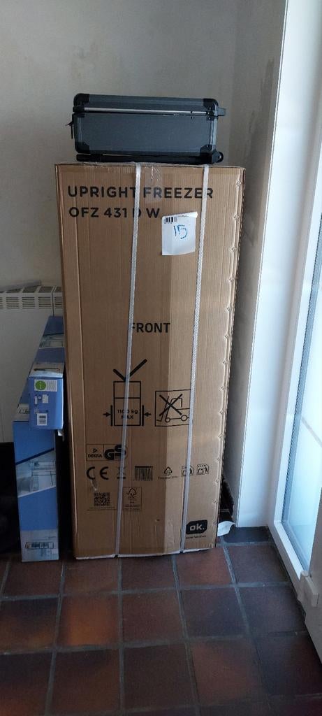 Diepvries nieuw OK OFZ 431 D W, Elektronische apparatuur, Ophalen, Nieuw, Vrijstaand, Vrieskast