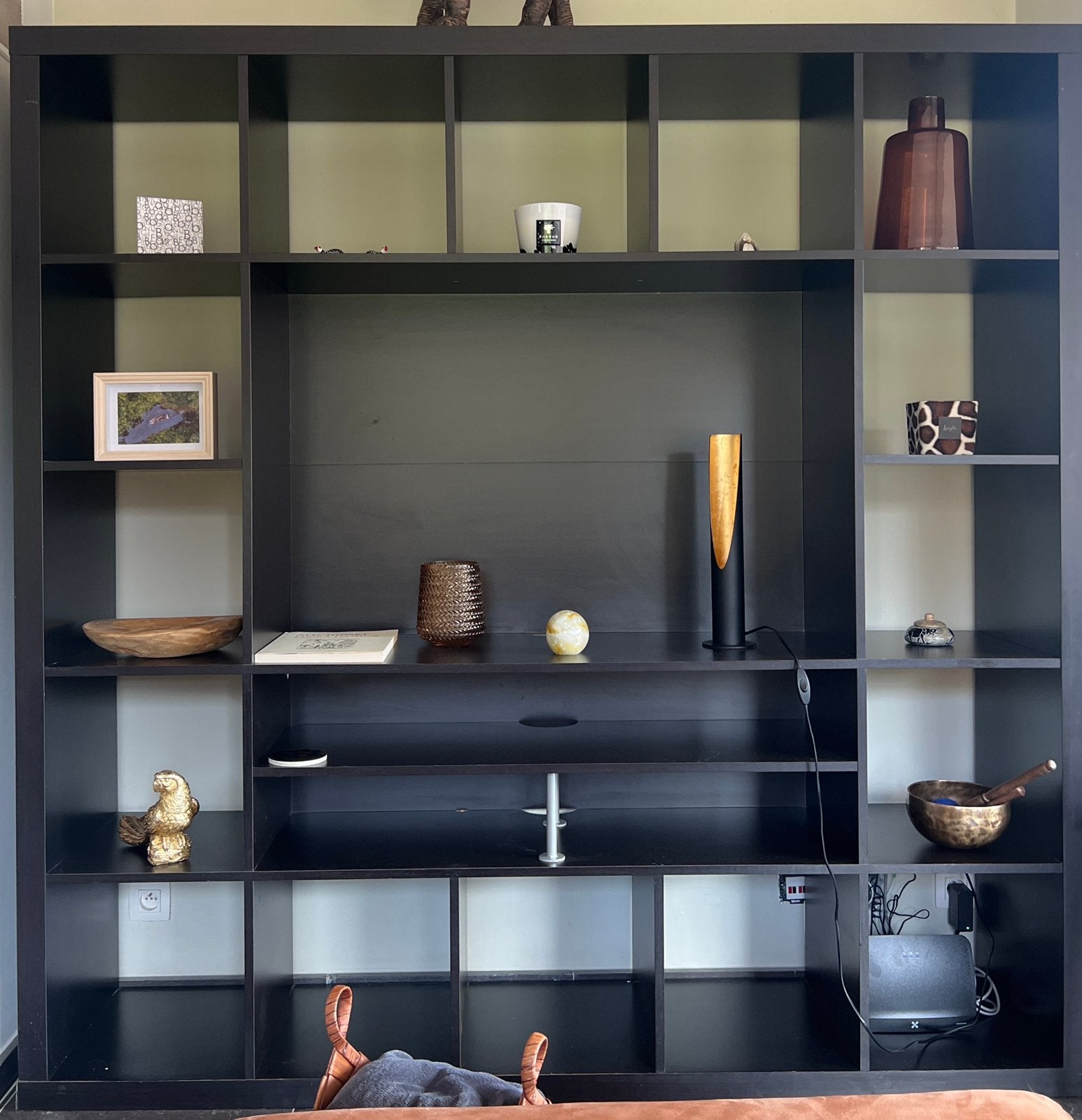 Grande bibliotheque/etagere Type Ikea, Enlèvement, Utilisé, 150 à 200 cm, 150 à 200 cm
