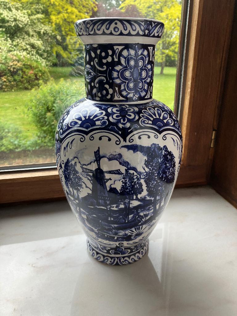 Vazen “Delfts blauw”, Antiek en Kunst, Ophalen